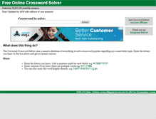 Tablet Screenshot of crossword-solver.org